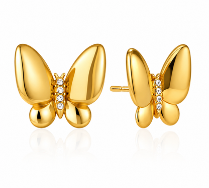 Glossy Flutter studs
