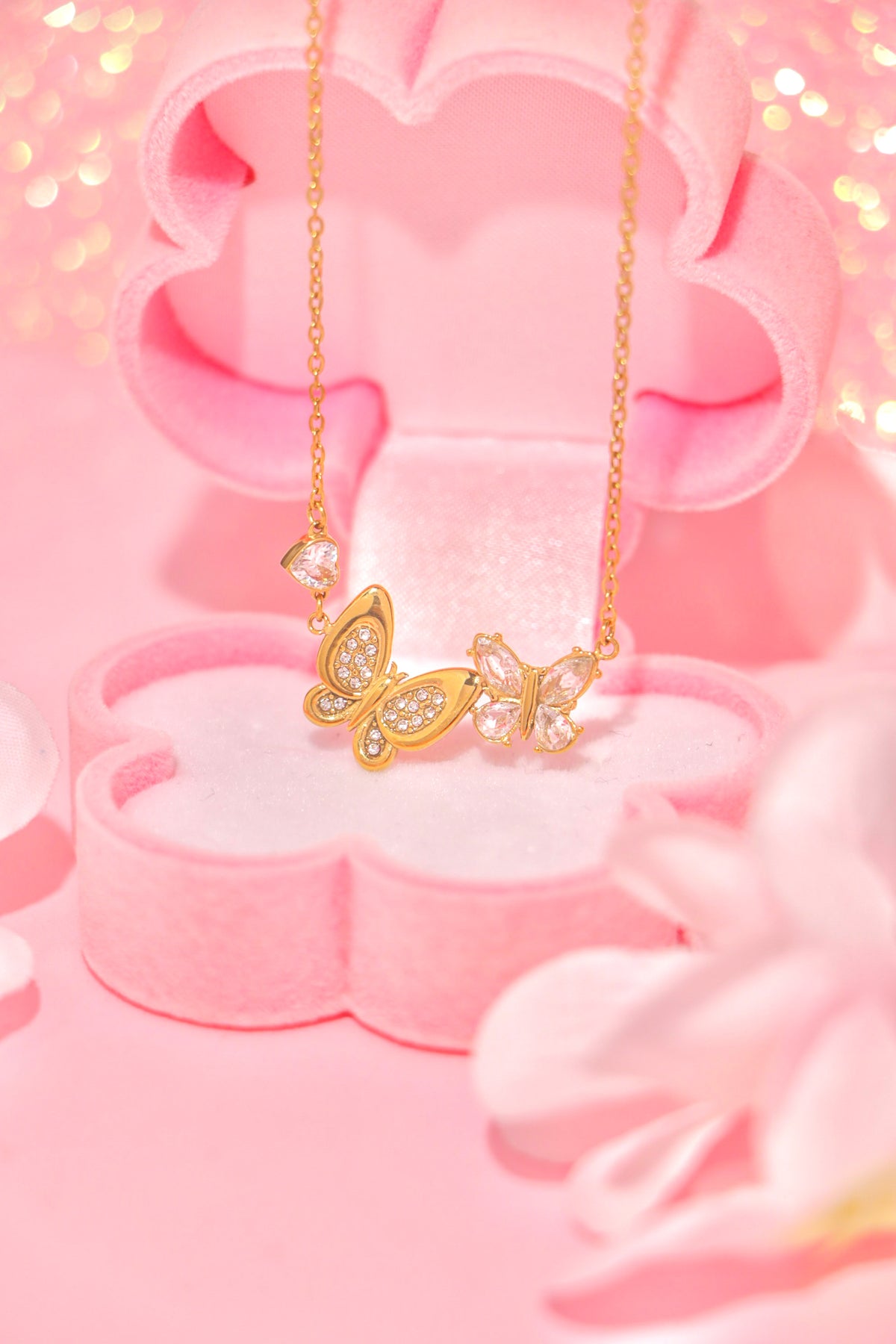 Flutter Love necklace