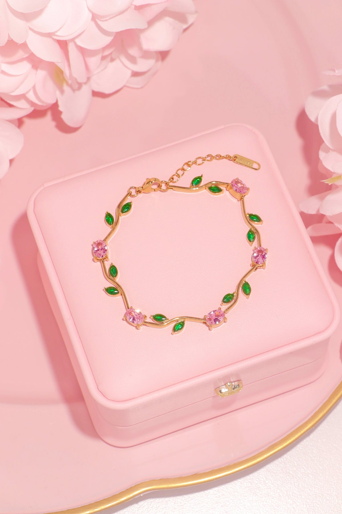 Tulip Garden bracelet rosa