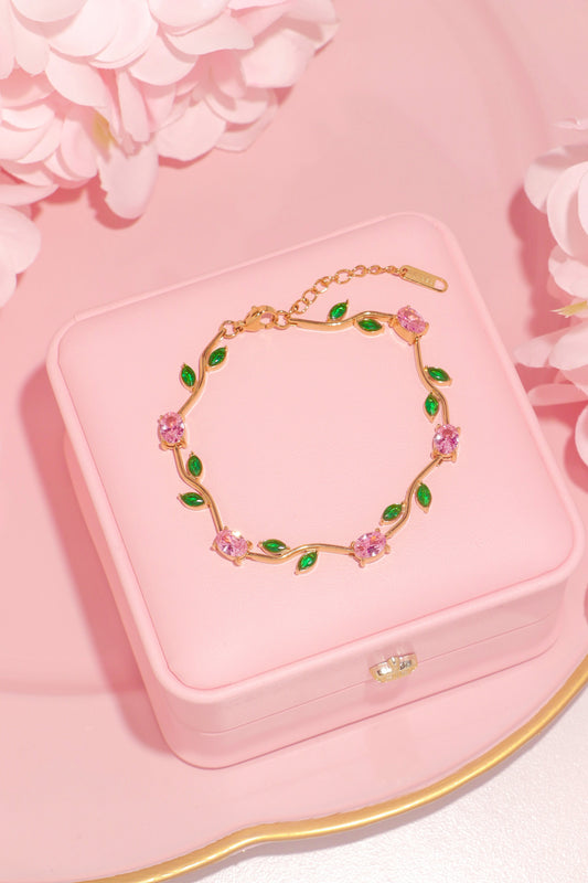 Tulip Garden bracelet rosa