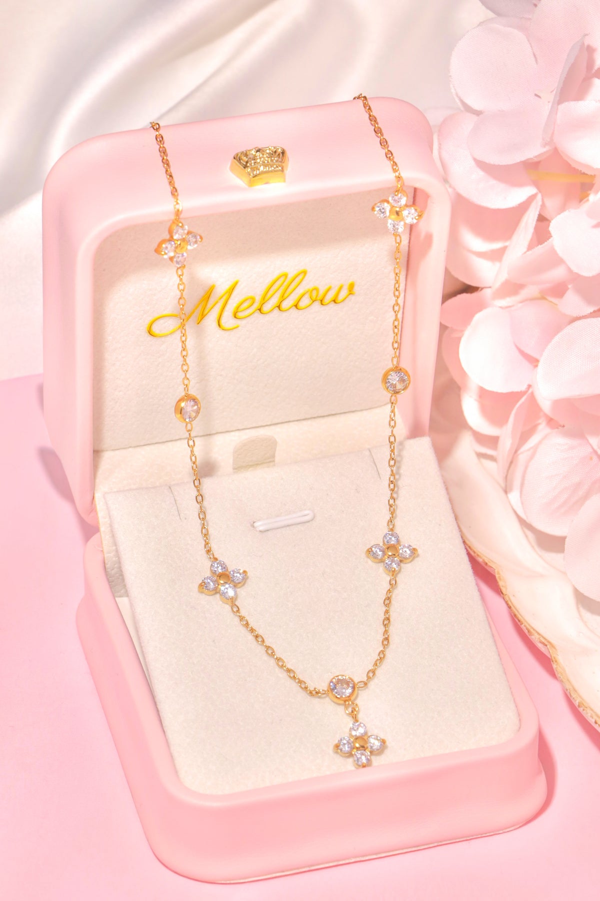 Crystal Blossom Sparks Necklace