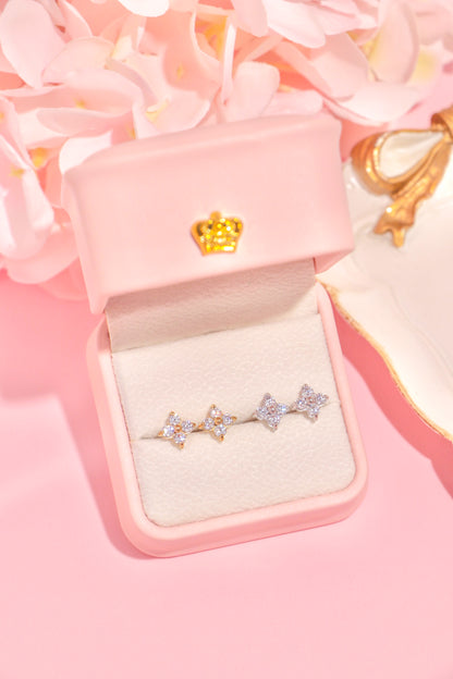 Crystal Blossom studs