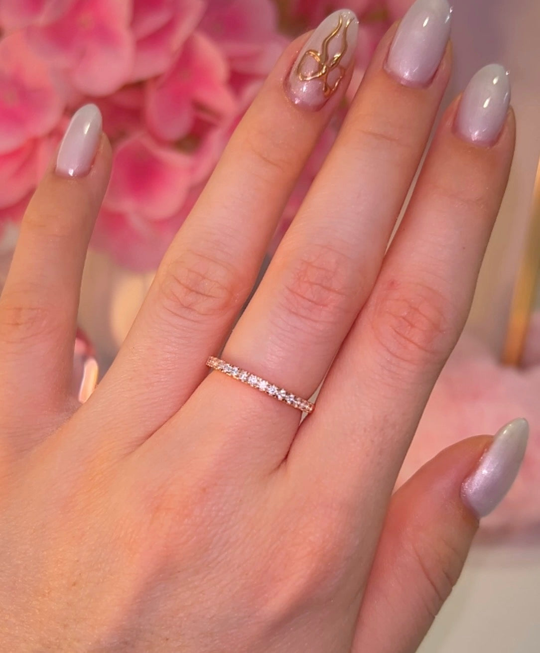 Sparkle Half Eternity band