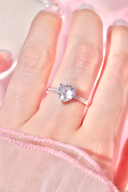 Timeless Love ring transparente