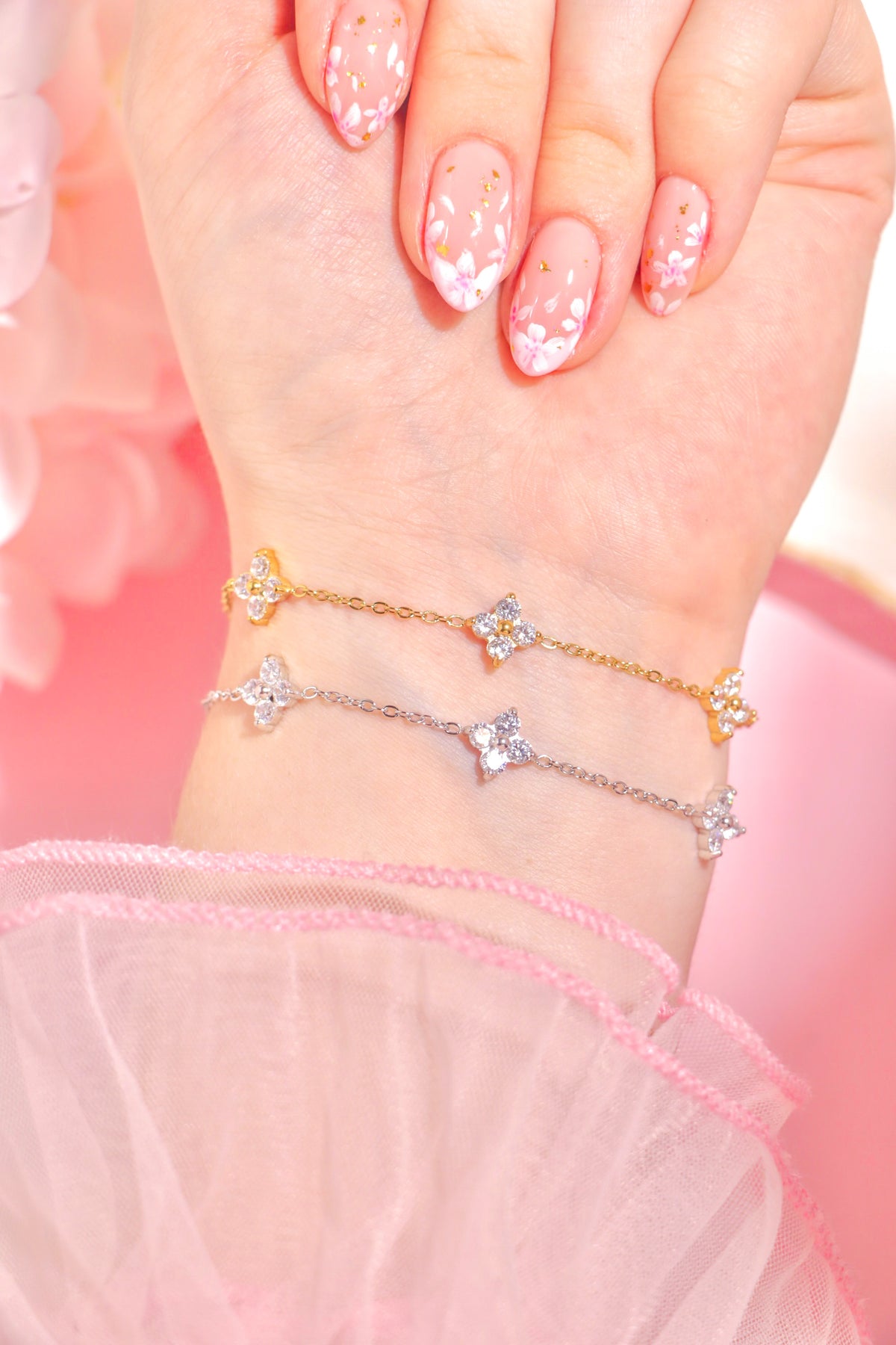 Crystal Blossom bracelet