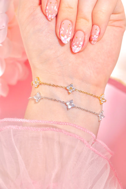 Crystal Blossom bracelet