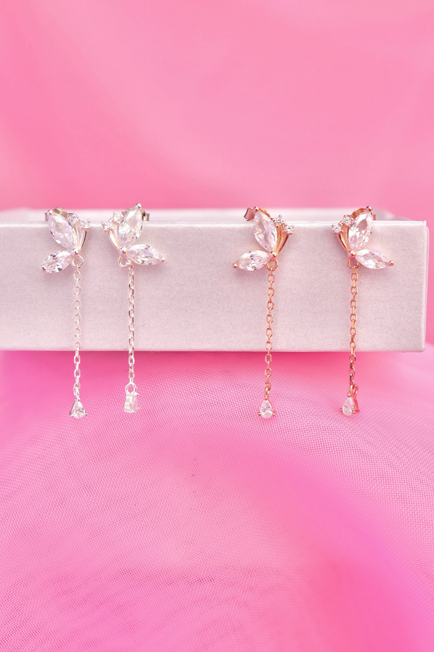 Crystal Butterfly earrings