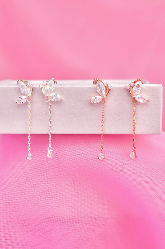 Crystal Butterfly earrings