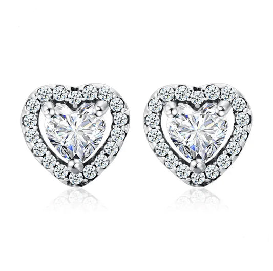 Princess Heart studs