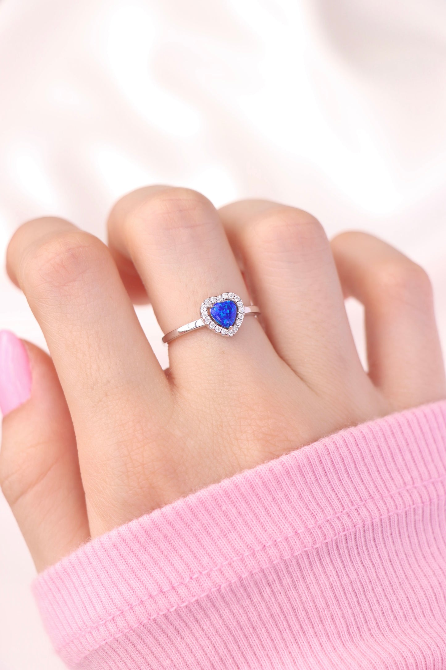 Love in Blue ring