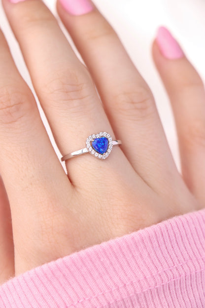 Love in Blue ring