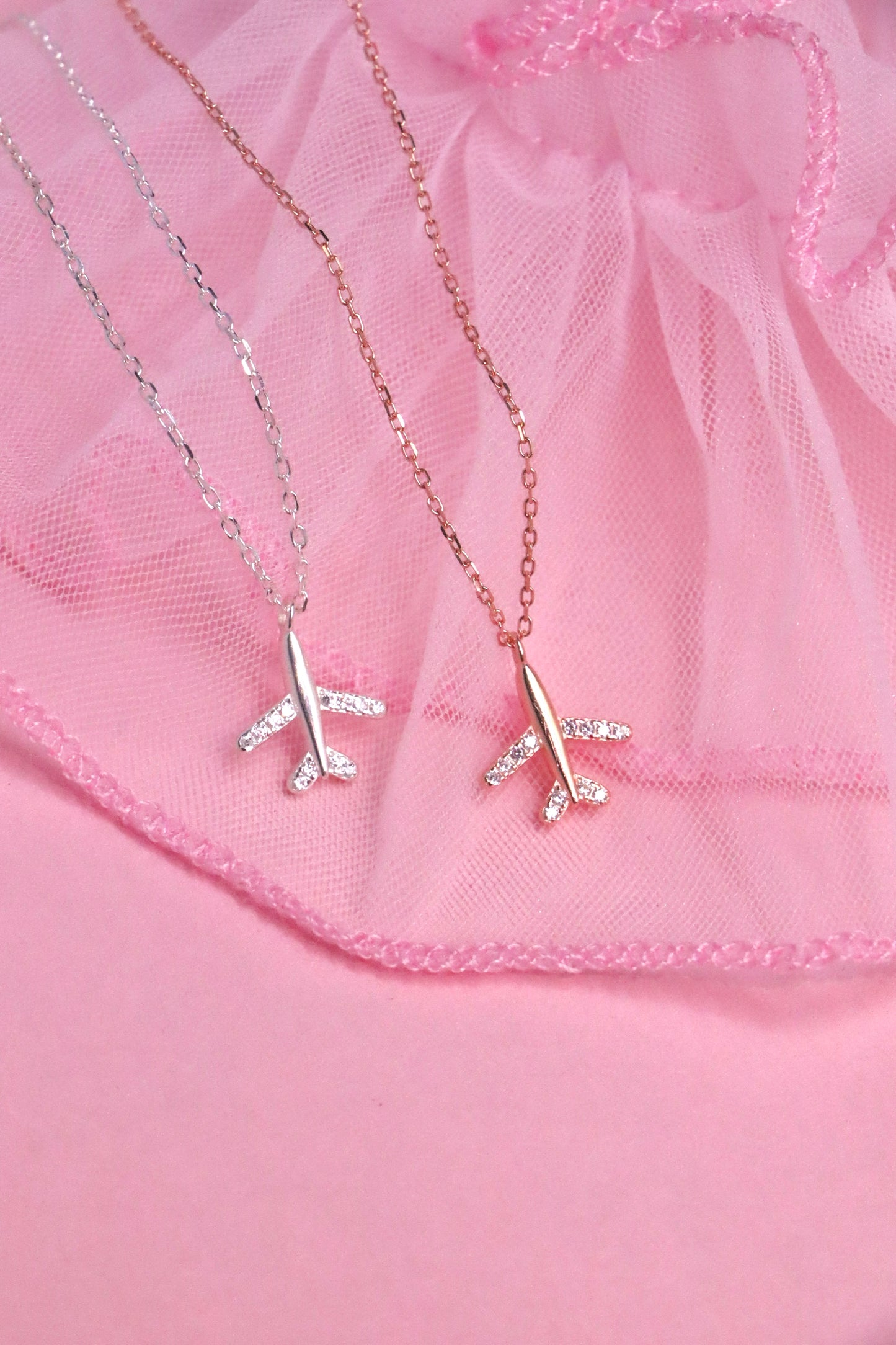 Airplane necklace