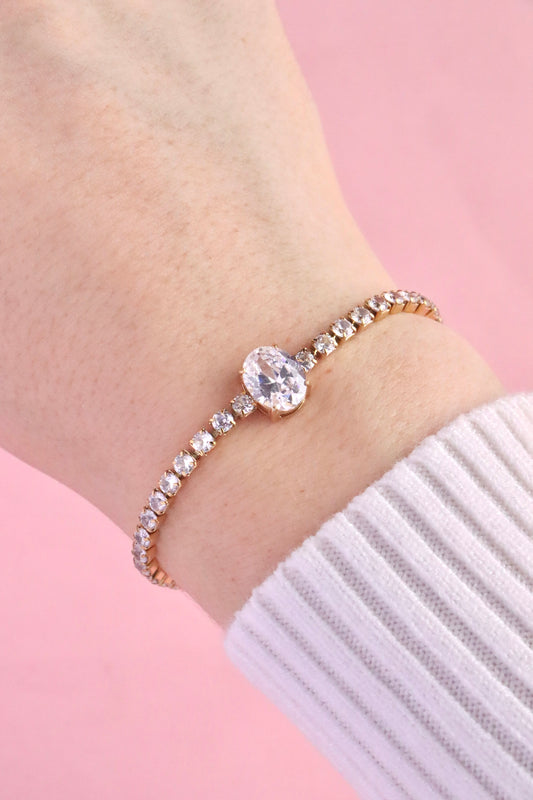 Oval Glow Tennis bracelet