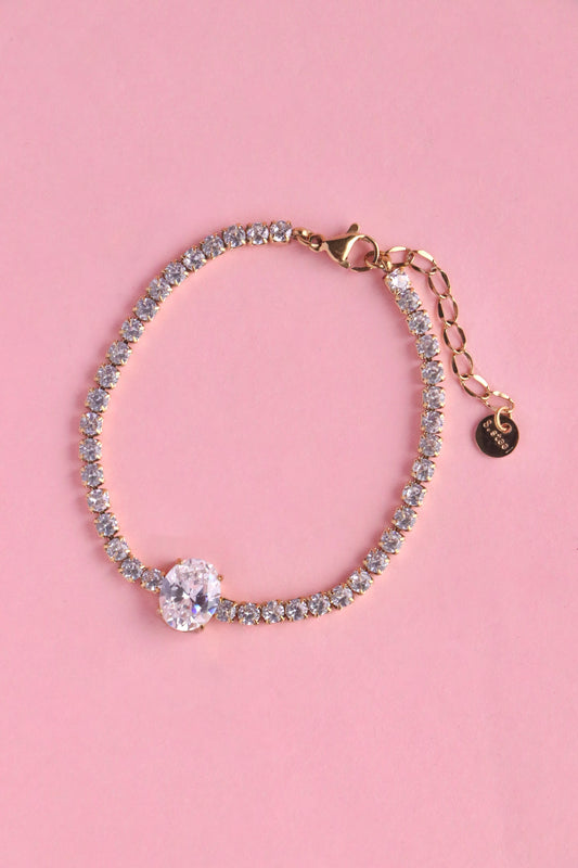 Oval Glow Tennis bracelet