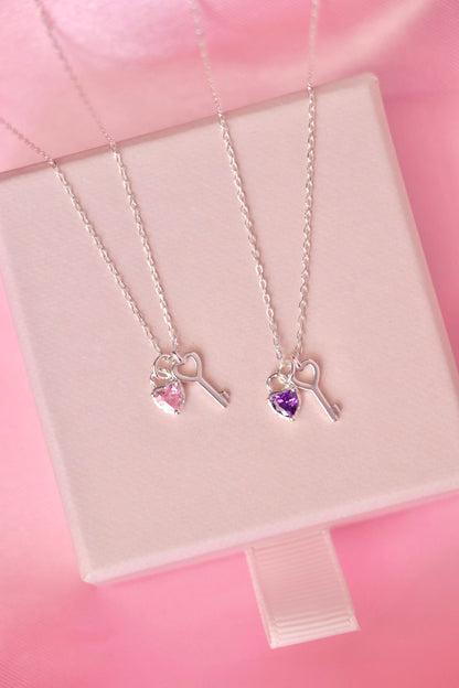 Key to my heart necklace