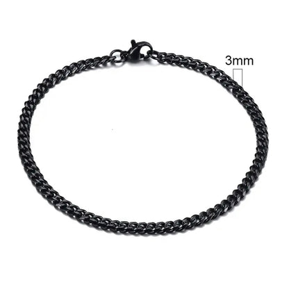 Thin Cuban bracelet