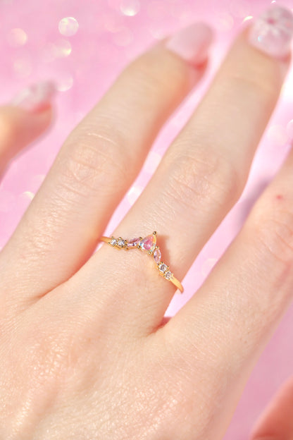 Rainbow Tiara ring