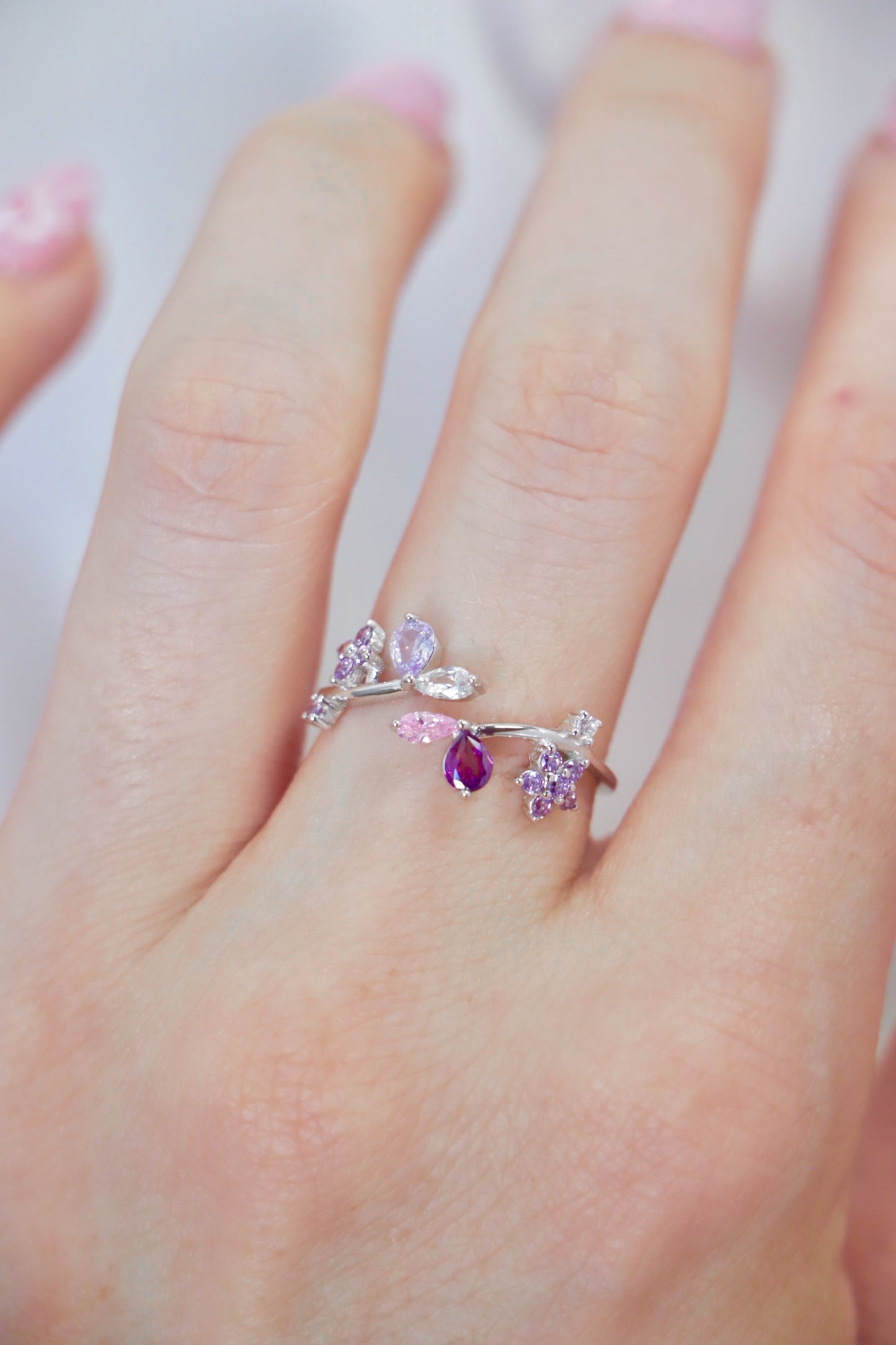 Lavender Bloom ring