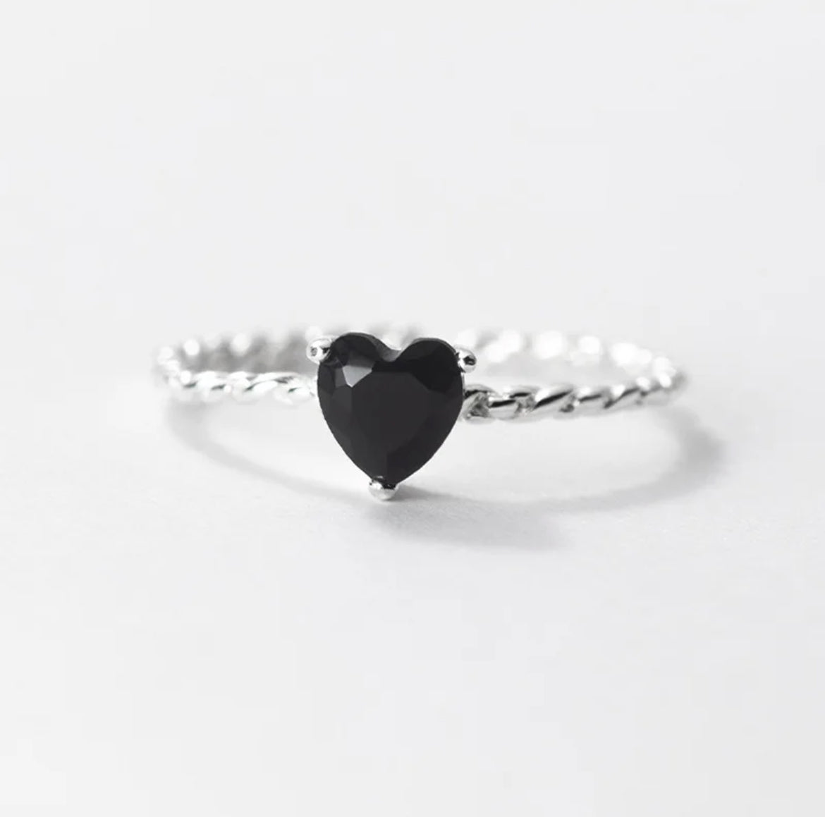 Love Spark black ring