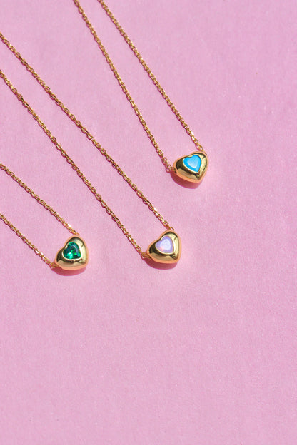 Powerpuff Heart necklace