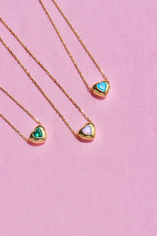 Powerpuff Heart necklace