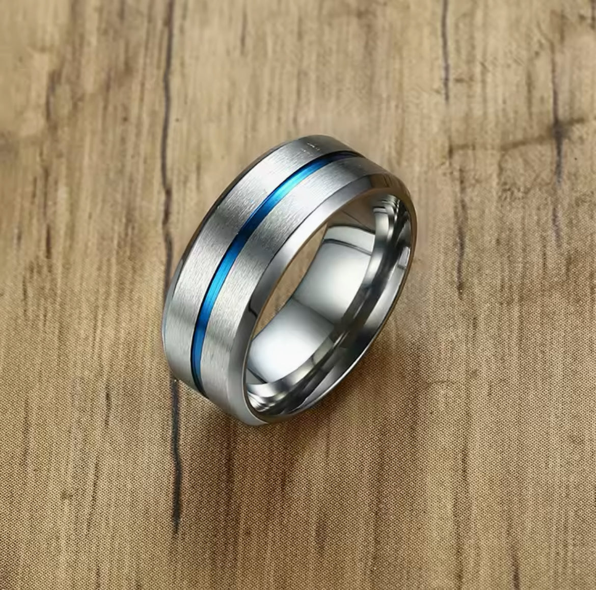 Blue Streak Ring