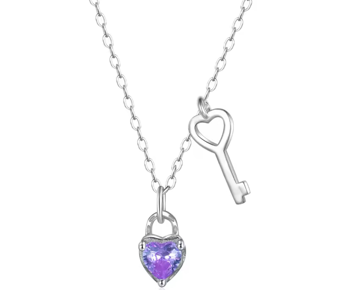 Key to my heart necklace