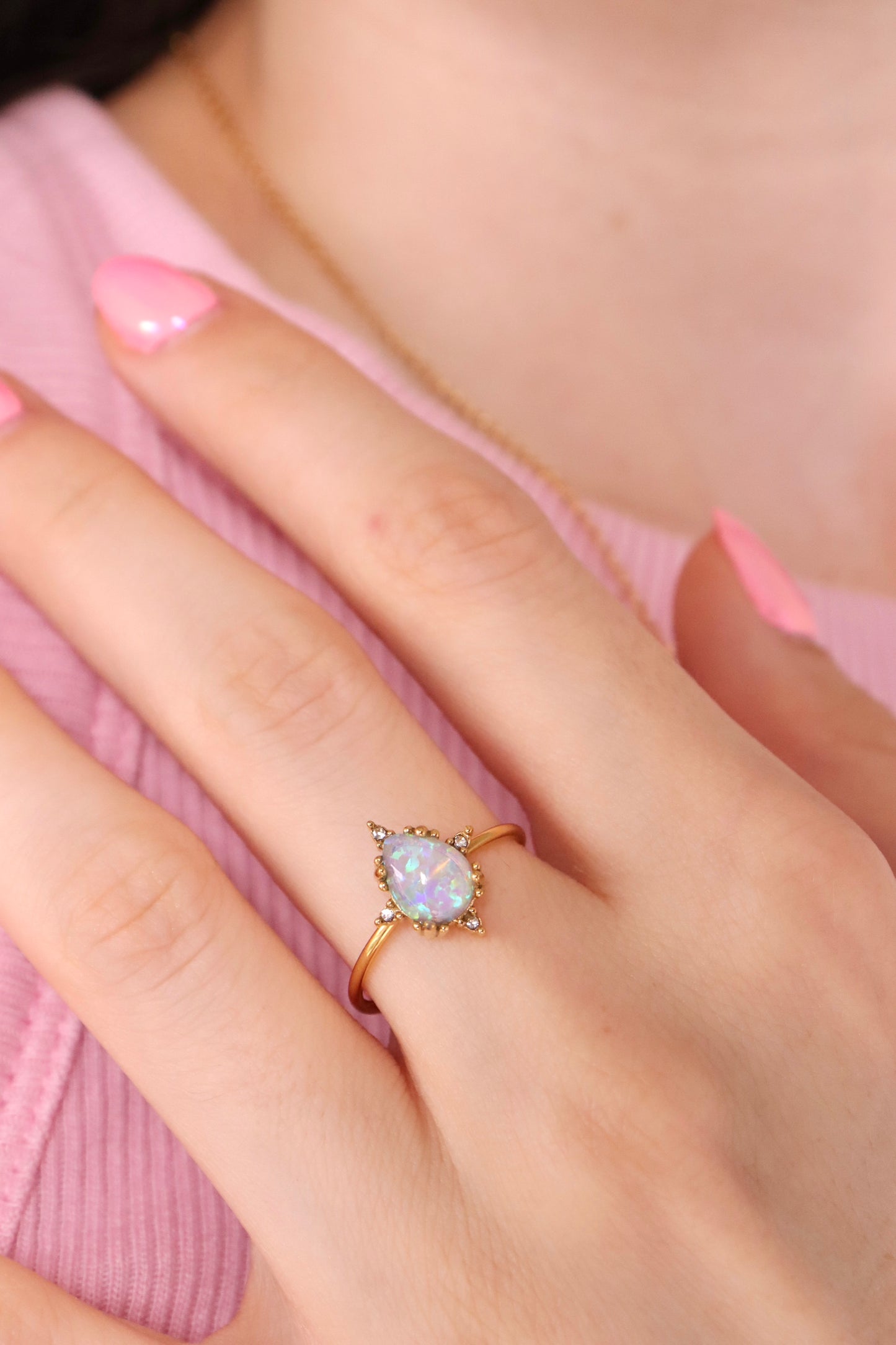 Sparkling Drop ring