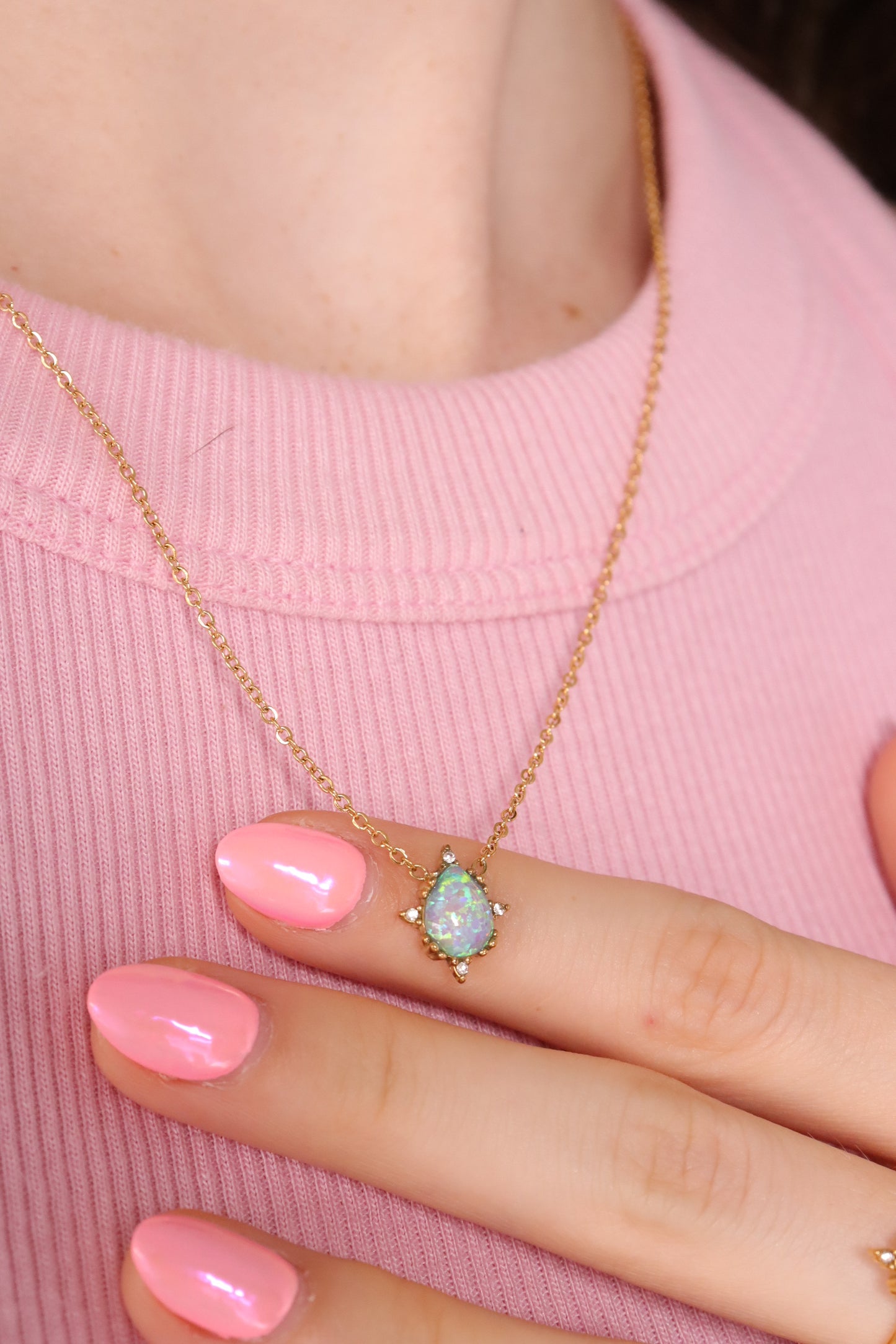 Sparkling Drop necklace