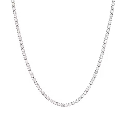 Tennis chain necklace