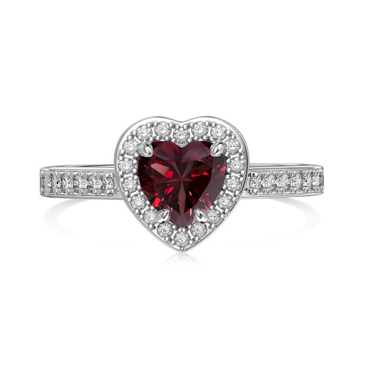 Princess Heart ring Rojo