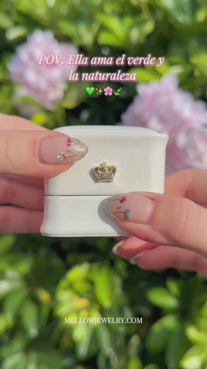 Princess Heart ring verde